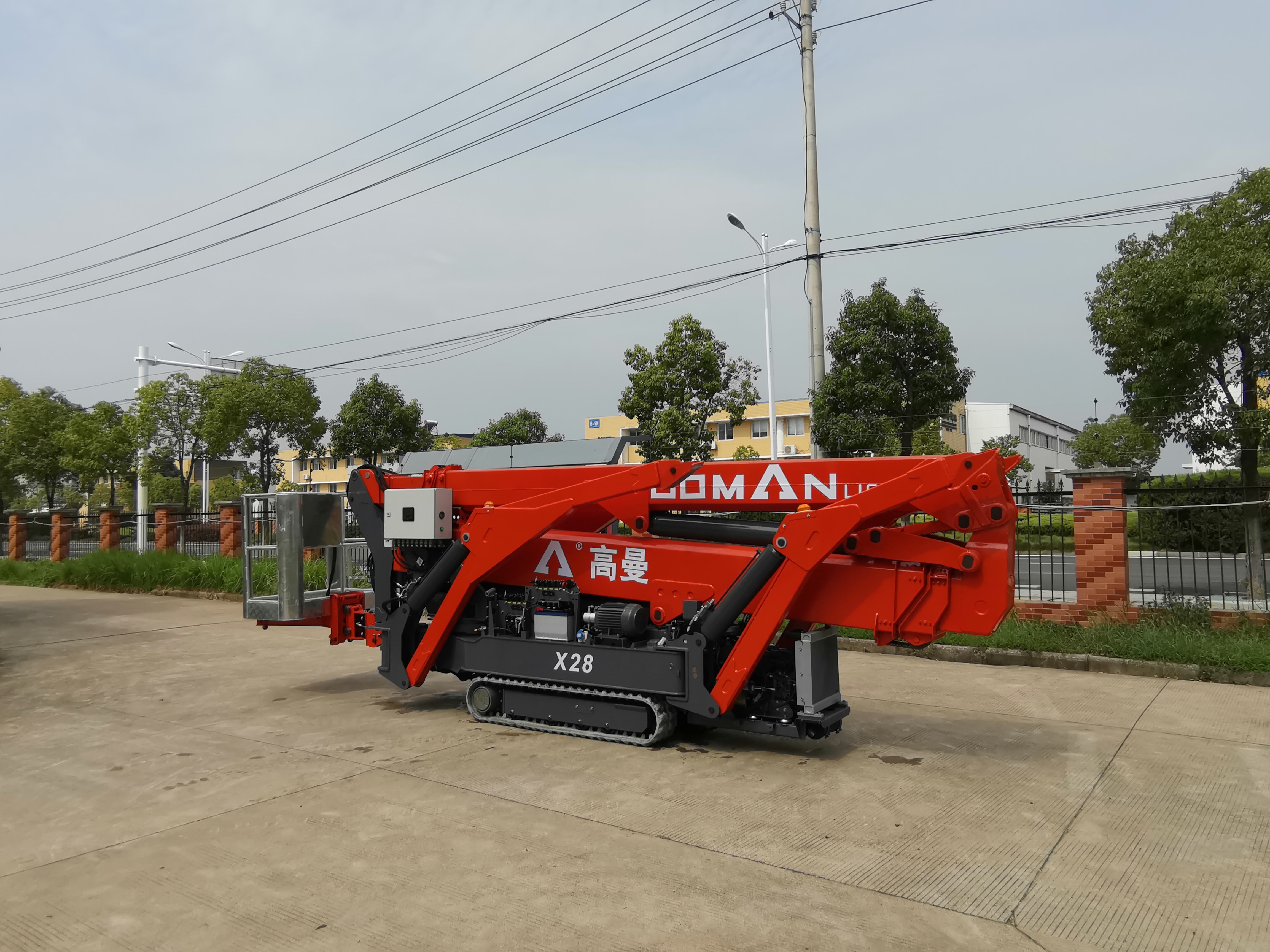 蜘蛛式高空作业平台适合什么样的施工工地